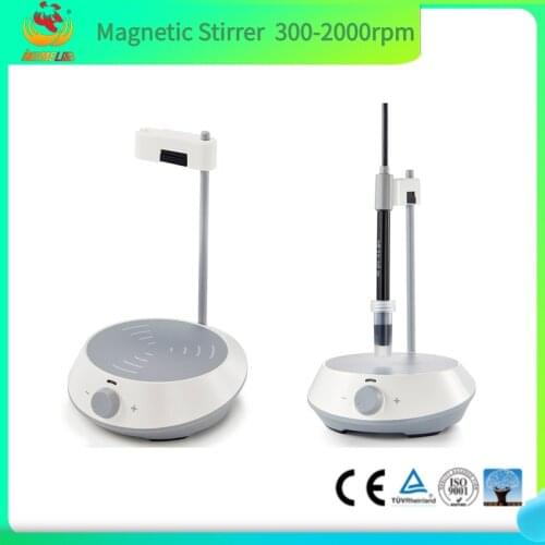 1.5L Magnetic Stirrer 3.5-inch Disk Surface Small Mixer Mini Magnetic Stirrer Laboratory Equipment