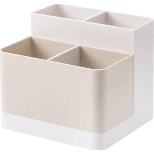 28EA Simple Practical Pen Holder Pencil Container Creative Pencil Holders Decorative Cosmetics Storage Box for Student Women