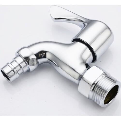 3/4' Washing Machine Faucet Mop Tub Tap Outdoor Wall Mounted Tap For Cold Water Tap Brass/Zinc