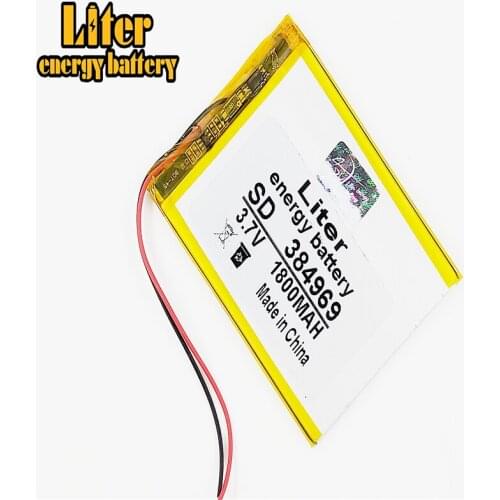 384969 3.7V 1800mAH factory price battery made in china 405070 385070