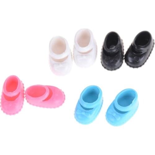 5Pairs 12cm Doll Shoes Accessories Kelly Doll Confused Doll Shoes Kids Gift Toy
