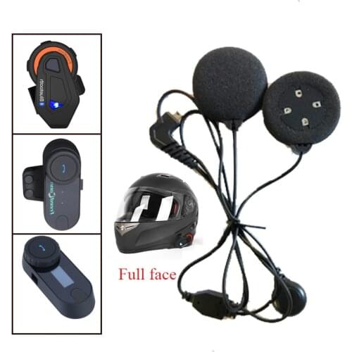 Motorcycle Intercom Accessories, Bluetooth Intercom Soft Earphone Earpiece & Mic For T-COMVB TCOM-SC COLO T-MAX KIE Moto Helmet
