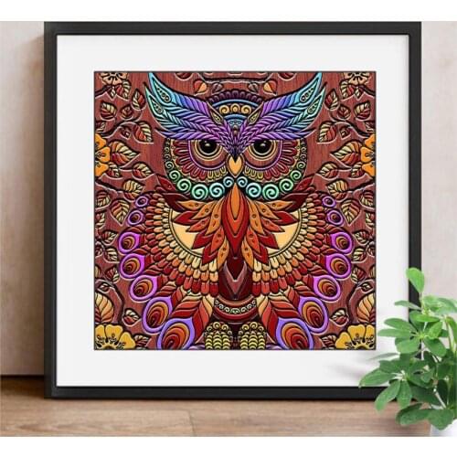 Diamond Mosaic Sale Owl Diamond Painting New Square Stones Animals Pictures Of Rhinestones Hobby And Handicraft Beadwork