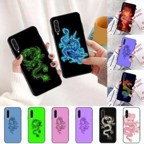 Dragon Chinese aesthetic Phone Case For Samsung Galaxy A 3 6 7 8 10 21 01 11 31 91 10S 20S 30S 50S PLUS