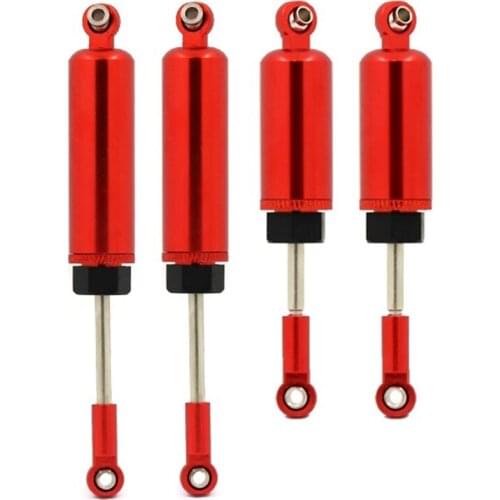 For WLtoys 12428 12423 12428-A/B/C FY03 4Pcs Metal Front & Rear Shock Absorbers 1/12 RC Car Upgrade Parts Accessories