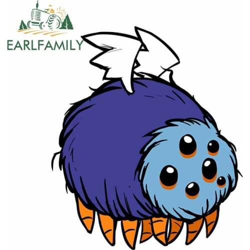 EARLFAMILY 13cm x 10.9cm for Flying Monster Many Feet Car Sticker Refrigerator Anime Windshield Decal Motorcycle Car Assessoires