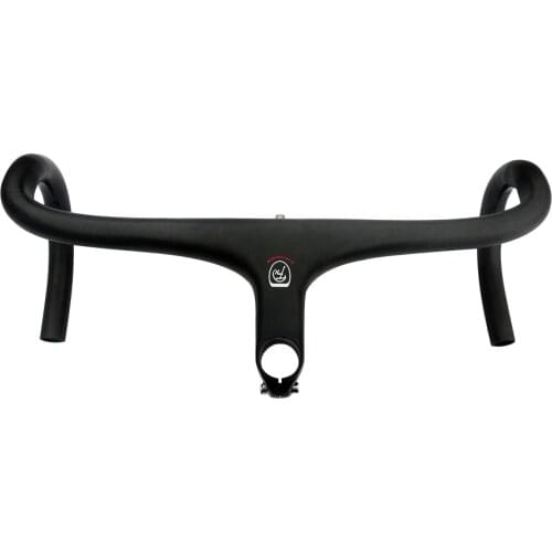 FCFB T800 Matte Full Carbon Fiber Integrated Road Bicycle Handlebar Bike Handle Bent bars with stem fork 28.6mm 80/90/100/110mm