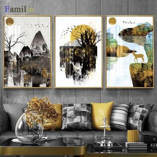 Artistic Landscape Print Painting on Canvas wall art pictures Spray Decorative picture HD Printed Home Decor Pattern