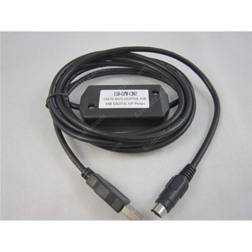 Touch Screen Programming Cable USB-GPW-CB02 download cable USB to RS232 adapter for Proface GP PLC Support XP/VISTA/ WIN7