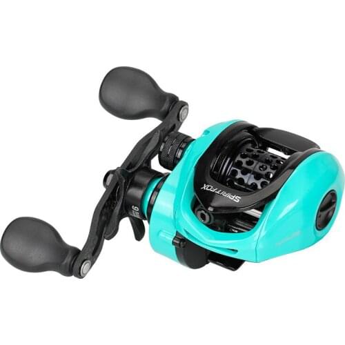 Baitcast Reel Distant Wheel Speed Lure Fish Wheel 8+1 Ball Bearings 6.6:1 Reel Fishing Reel Pesca De Carretilha 4kg Drag Power