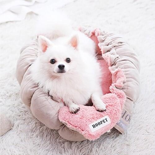 Cat Dog Bed Warm Cozy Kennel Washable Sleeping House Mat Fluffy Comfortable for Small Medium Large Dogs Pet Products