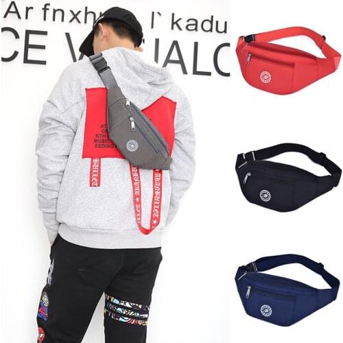 New Fashion Men Women Fanny Pack Belt Money Pouch Wallet Zip Travel Hiking Bag Waist Bum Bag