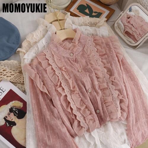 Momoyukie Lace Blouses