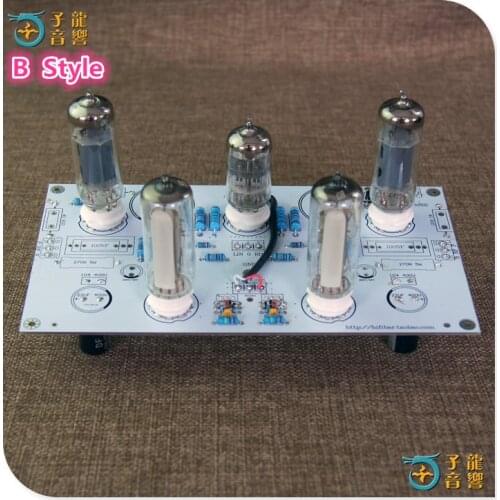 NEW 6N2/6N1 6P1 3W*2 stereo power amplifier finished board contains electronic tube amplifier board With 6E2 level indication