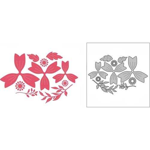 New Layered Flower Petal Core Craft Embossing Mold 2021 Metal Cutting Dies for DIY Decor Scrapbooking Album Card Making No Stamp