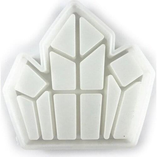 Crystal Shaped Organizer Epoxy Resin Mold DIY Crafts Jewelry Makeup Storage Box Shelf Display Stand Tray