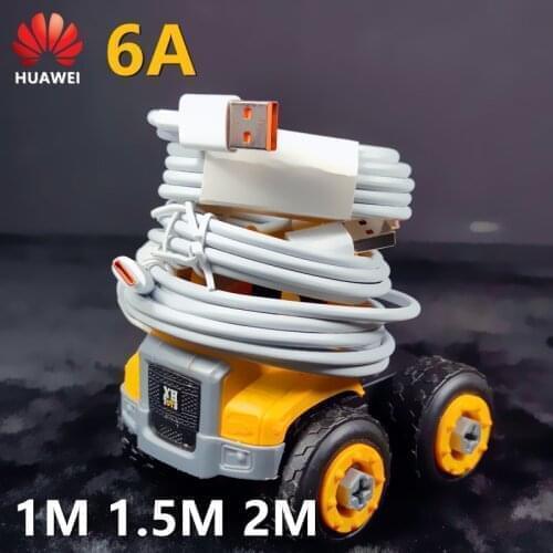 Mate 40 pro cable Original Huawei 6A Supercharge Type C cable 1M 1.5M 2M For Huawei mate40 Pro Nova8 SE P30Pro Mate 30 P40 honor