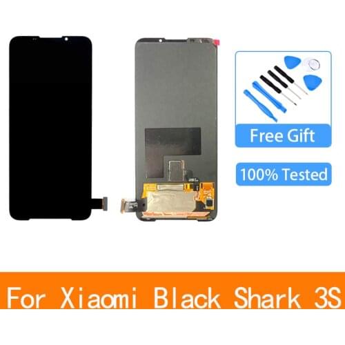 Original LCD For Xiaomi BlackShark 3S LCD Display Screen+Touch Panel Digitizer For Xiaomi Black Shark 3S LCD +Fingerprint