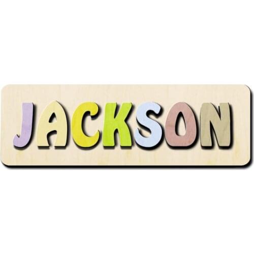 Personalized Puzzle Name Custom Toy Personalized Baby Name Wooden Custom Name Puzzle Sign Baby Shower First Birthday Gift