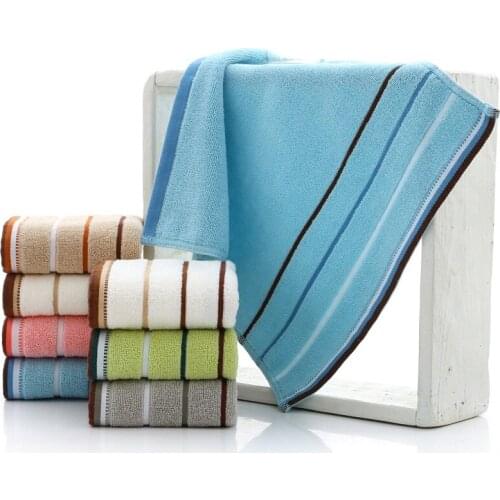 Drop Shipping 3pcs Square Solid Color 100% Cotton Soft Face Towel Hair Hand Bathroom Towels toalla Toallas 34*34cm