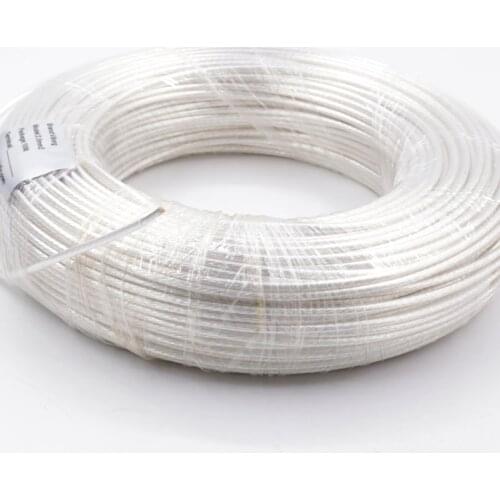 10M Hifi wire OCC copper Pure Silver Plated Stranded Wire 2.0mm square for earphone wire