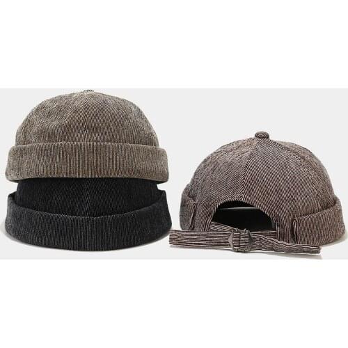 Skullcap Chenille Beanie Hat Mens Tide Brand Female Korean Hat Simple Adjustable Women Hat Ins Landlord Cap Designer Bonnets