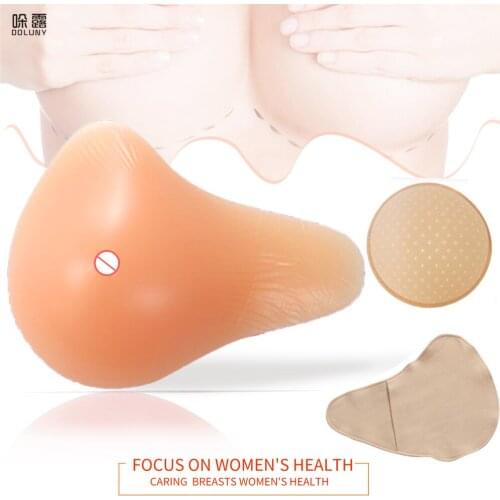 Silicone Breast Form Supports Artificial Extend Silicone Chest Fake False Breast Prosthesis 150g-500g Super Soft Sponge Pad Hot