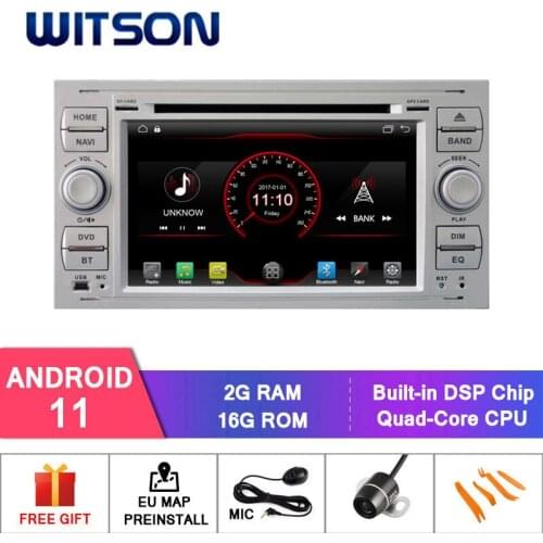WITSON Android 10.0 GPS NAVIGATION SYSTEM For FORD FOCUS(New Version) car dvd player link/DAB/OBD/TPMS/DVR/Wifi/3G/4G support