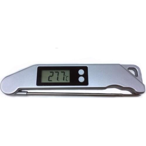 5PCS/Lot Folding Stainess Cooking Thermometer Meat Water Milk Cooking Food Probe BBQ Digital LED Thermometer Kitchen Tool