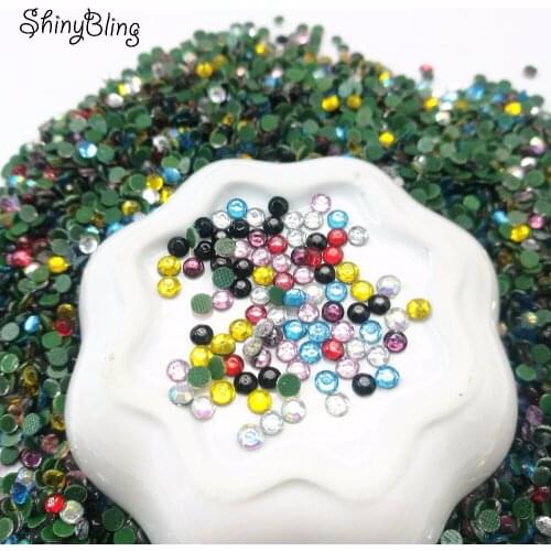 SS16 10color 300Pcs rhinestones Flatback Strass hot fix applicator Stones Hot Fix Crystal Rhinestone For Clothing Accessories