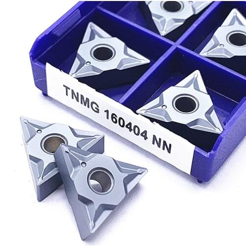 TNMG160404 NN LT10 PVD External turning tool Carbide Inserts lathe tools CNC turning insert TNMG 160404 Cutting tool hard alloy