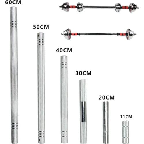 25-28mm Dumbbell Extension Bar Extender Pole Standard Barbells Coupler Screw