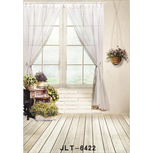 Vinyl Photography Backgrounds for Photo Shoots Indoor White Curtain Children Wedding Photographic Backdrops for Photo Studio