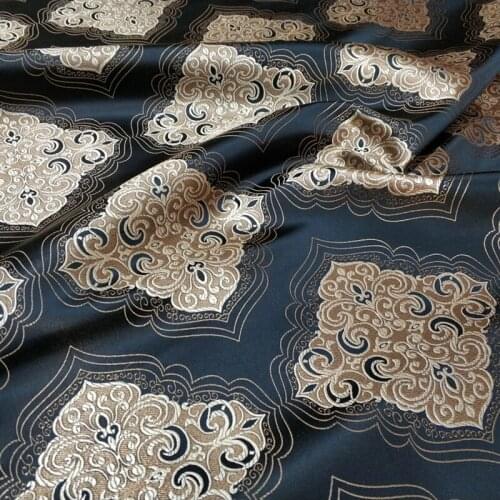 High Quality Damask Jacquard Brocade Fabric For Apparel Costume Upholstery Furnishing Curtain Clothing Material Patchwork