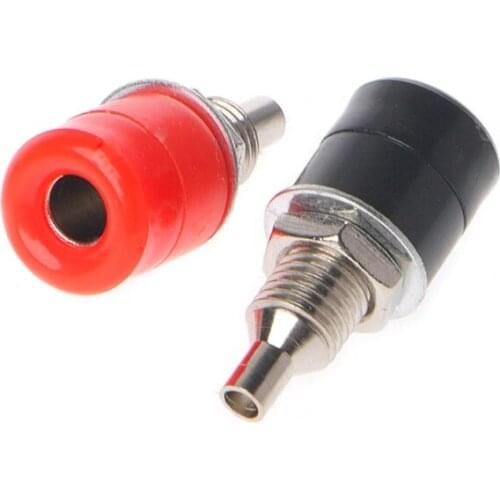 10 Pcs 5 Color 4mm Female Banana Plug Socket Connector Binding Post Terminal