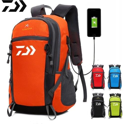 2022 Daiwa Fishing Bags Outdoor Bags Sports Travel Mountaineering Backpack Camping Hiking Trekking Rucksack Travel Waterproof