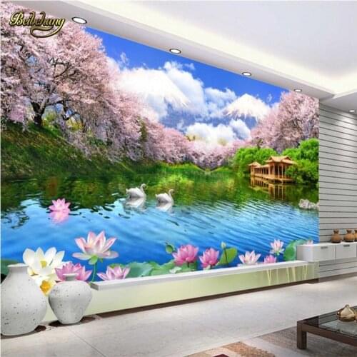 Beibehang Custom papel de parede 3D Mural Wallpaper Decorations Living Room Sofa Bedroom Backdrop Wall Paper roll papel wall