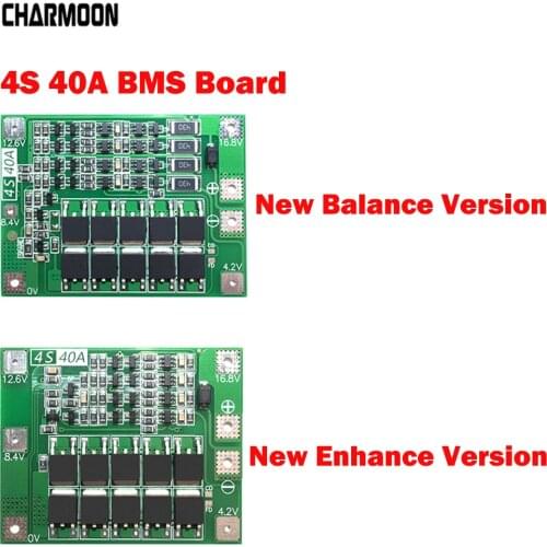 4S 40A Li-ion Lithium Battery Protection Board 18650 Charger PCB BMS For Drill Motor 14.8V 16.8V Enhance/Balance Version diy kit