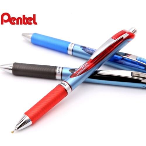 6/10/12pcs Pentel BLN75 EnerGel Series Quick-drying Gel Ink Pens 0.5mm Needle-Point Press Type Neutral Pen SmoothWritingSupplies