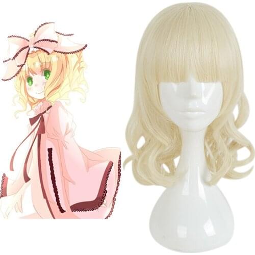 Anime Rozen Maiden Cosplay Wigs Hina Ichigo Cosplay Heat Resistant Synthetic Wigs Halloween Carnival Party Women Wig