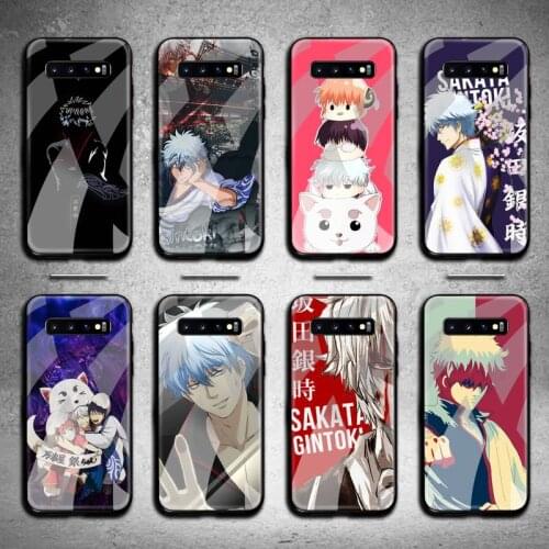 Gintama The Movie Phone Case Tempered Glass For Samsung S20 Plus S7 S8 S9 S10 Plus Note 8 9 10 Plus