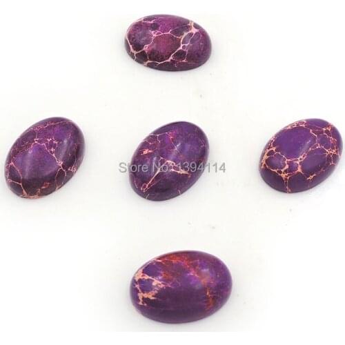 Purple Sea Sediment Imperial Stone CAB CABOCHON Oval Wholesale Stone Bead