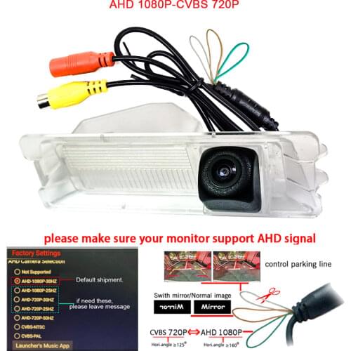 1080P AHD Car Rear Reverse backup Camera for Nissan March Renault Logan Renault Sandero dacia Sander Stepway Dynamic tracks