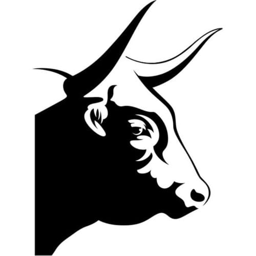 Creative Animal Spanish Bull Funny Car Sticker Vinyl Scratch-Proof Sticker Accessories Animal Pattern Car-styling KK 16*12cm