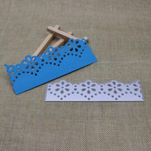 Metal Cutting Dies For Scrapbooking Floral Polka Dot Frame Stencil Craft Paper Knife Mould Blade Punch Card Making Die Cut