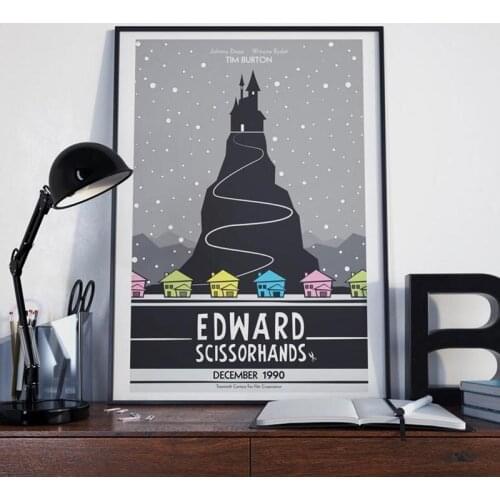 Minimalist Canvas Painting Illustrated Movie Poster Minimalist Canvas Painting Home Decor Nursery Wall Art for Childrens Room