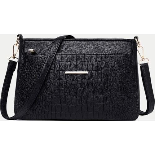 Fashion PU Leather Women Shoulder Bags Solid Color Crossbody Messenger Bag Casual Vintage mama Handbags Purse Wallet