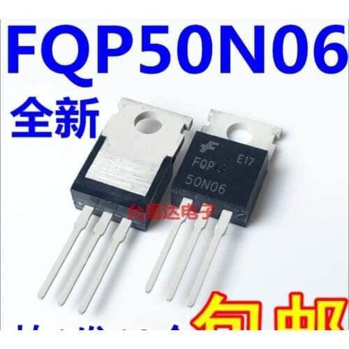 Xinyuan 10PCS/LOT FQP50N06 TO220 50N06 TO-220