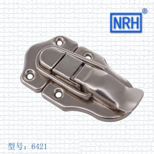 NRH6421 box buckle Lock Luggage buckle Hanging buckle Wooden box buckle Hasp Iron material