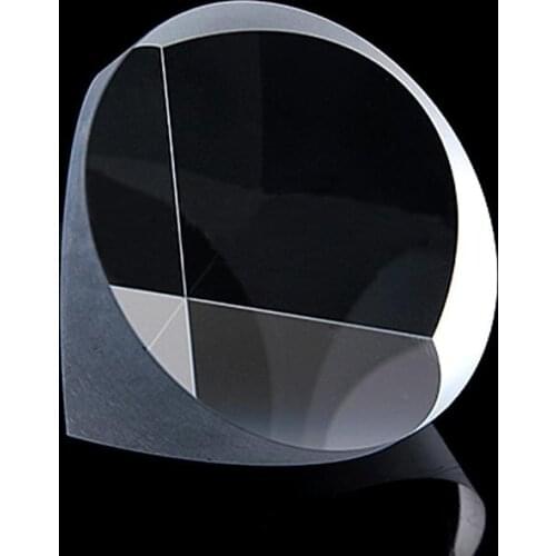 Optical Glass Pyramid Prism K9 38.1mmx28.5mm Physics Refractor Light Spectrum Optics